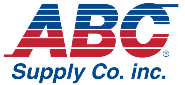 ABC Supply Company logo in red and blue