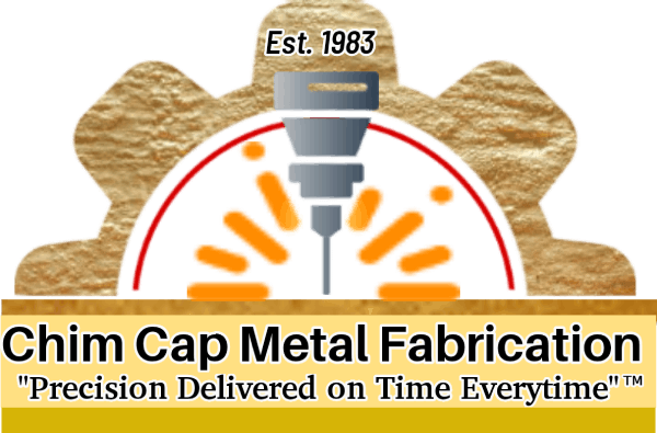 Chim Cap Metal Fabrication logo, established 1983.