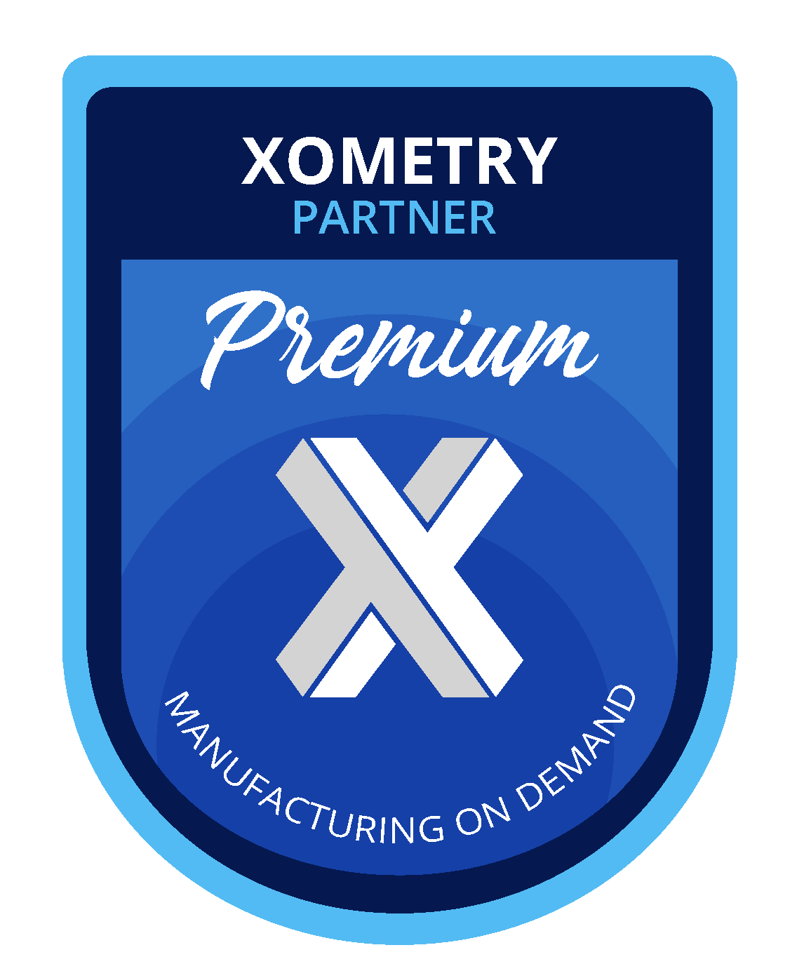 Xometry Premium Partner logo for manufacturing services